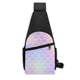 thumbnail image 3 of Disketp Sling Backpack,Multipurpose Crossbody Shoulder Bag Travel Hiking Daypack-Fish Scale1, 3 of 6