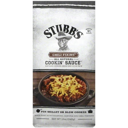 Stubb 8217 S Chili Fixins Cookin Sauce 12 Oz Pack Of Com