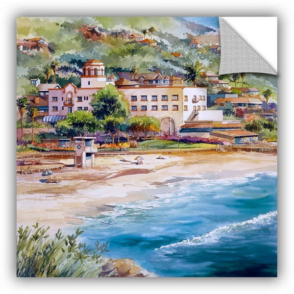 Bill Drysdale "Laguna Main Beach" Art Appeals Removable Wall Art