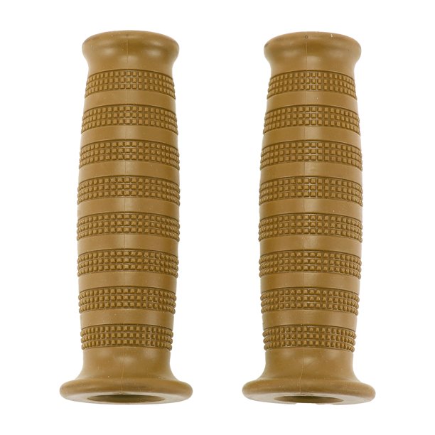 Ofertas Únicas Cubierta de Agarre Universal para Manillar de Motocicleta de 7/8" 22mm 15/16" 24mm, Agarre de Goma Antideslizante para Motocicleta, Scooter, Bicicleta, ATV, 1 Par Color Marrón Claro