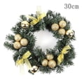 thumbnail image 2 of Christmas Wreath Lights，Christmas Artificial Wreath LED Lights，Christmas Wreaths for Front Door with Lights，Outdoor Wreaths Weatherproof Christmas, 2 of 5