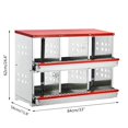 thumbnail image 3 of Caja Nido Metálica para Gallinas – 6 Compartimentos Ventilados con Percha – Fácil Instalación y Limpieza – Ideal para Gallineros (Patos y Aves) – Diseño Robusto – Color Gris – 1 Unidad, 3 of 8