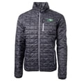 thumbnail image 2 of Men's Cutter & Buck  Black North Dakota Rainier PrimaLoft Eco Insulated Full-Zip Printed Puffer Jacket, 2 of 3