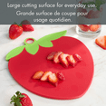 thumbnail image 4 of Mainstays Strawberry-Shaped Reversible Cutting Board, Red and Green, 4 of 11