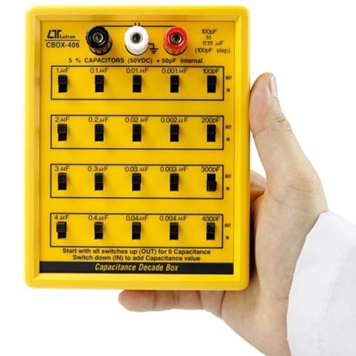 Capacitance Decade Box, Five Decades, 100pF to 11.111uF (100pF per Step)