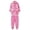 A-Hot Pink12, variant on Big Boys Girls 2 Piece Rain Suit Fox Animal Print Hooded Jacket And Pant Set Reflective Strip Elastic Ankle Waterproof Rainwear