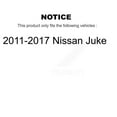 thumbnail image 2 of Transit Auto Front Hub Bearing Assembly Suspension Lower Control Arm with Ball Joint Outer Tie Rod End and Sway Bar Stabilizer Link Kit (8Pc) for Car 2011-2017 Nissan Juke K7T-109569, 2 of 2