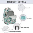 thumbnail image 4 of Labrador Dogs with Flowers Backpack for School,Cute School Bag,Schoolbag with Adjustable Shoulder Straps & Padded Back,13.4"x11"x4.7", 4 of 6