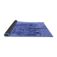 thumbnail image 2 of Ahgly Company Indoor Square Oriental Blue Industrial Area Rugs, 6' Square, 2 of 4