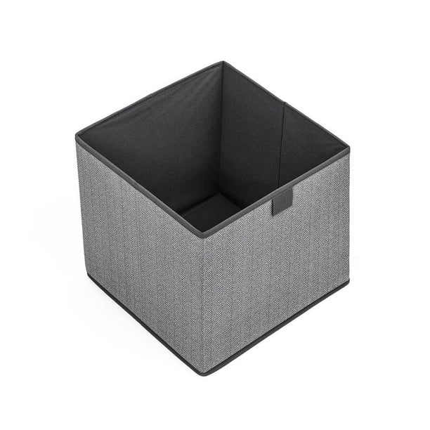 Xiao Hua Cubos de almacenamiento plegables de tela, cestas organizadoras para guardería, sala de juegos, niños y sala de estar, 30 x 30 x 30 cm (gris)