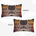 thumbnail image 4 of EasygdpPug Dog Yoga Polyester Fiber Double-Sided Pillowcase,Super Soft,Comfortable And Luxurious Pillowcase,Not Easy To Break Or Deform- 20"X30", 4 of 9