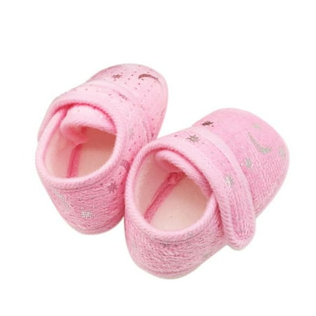 

Kids Starry Sky Printed Anti-Slip Soft Shoes Pink/12