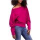 thumbnail image 2 of Free People Suéter sin hombros para mujer, rosa, mediano Free People Pull-over, 2 of 2