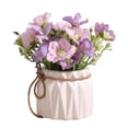thumbnail image 1 of Simulación de plantación en macetas, decoración para sala de estar, mesa de comedor, decoración de flores, planta de simulación de escritorio, chucherías bonsái, 1 of 5