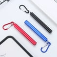 thumbnail image 3 of Hloma 1 Set Telescopic Portable Drinking Straw Stainless Steel Comfortable Grip Collapsible Colorful Drinking Straw for Kitchen, 3 of 8