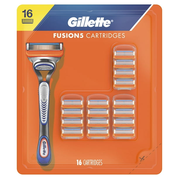 Gillette Fusion 5 Mens Razor Blades 16 count.
