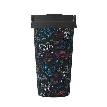 

Hirioo Joystick Gamepad for Coffee Travel Mug Insulated Coffee Mug with Lid