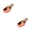 thumbnail image 3 of Destyer Luthiers Tool For Easy And Precise Plane DIY Essential Copper DIY Violin Viola Tool Finger Planer Rosegold 2 2Set, 3 of 6