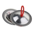 thumbnail image 3 of 2 piezas de aleación de cobre Crash Cymbal Drum Durable Brass Percussion Musical Toy para Hugo Percusión de mano de gong, 3 of 6