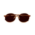 thumbnail image 5 of Police Gold Men's Metal Round Sunglasses, Brown Lens, 5 of 6