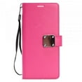 thumbnail image 5 of Entronix Wallet Case Compatible with iPhone 11, Foldable Book Style with Lanyard, Hot Pink, 5 of 5
