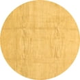 thumbnail image 1 of Ahgly Company Indoor Round Solid Brown Modern Area Rugs, 4' Round, 1 of 4