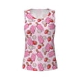 thumbnail image 4 of Haiem Strawberry Popsicle Workout Tank Tops for Women, Athletic Sports Slim-Fit Tank Tops, Compression Sleeveless Dry Fit Shirts,Athletic Shirt-Large, 4 of 9