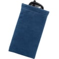 thumbnail image 1 of Funda Suave para Gafas de Sol MyEyeglassCase en Pana Azul, 1 of 6