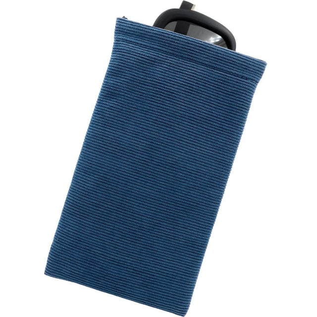 Funda Suave para Gafas de Sol MyEyeglassCase en Pana Azul