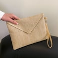 thumbnail image 3 of Bolsa de sobre de verano de playa tejida a mano informal portátil para ir de compras (estilo 2) Likrtyny Para Estrenar, 3 of 8