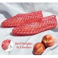thumbnail image 5 of LUCKY STEP Jelly Mesh Ballet Flats Casual Comfort Clear Breathable Sandals,Red,Womens, 5 of 10