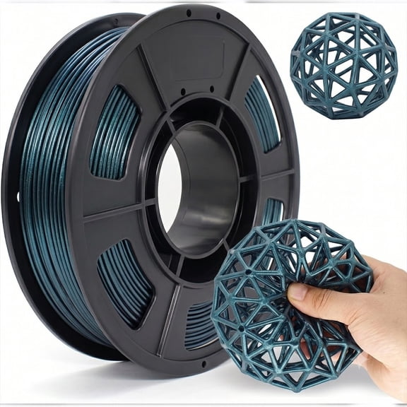 Chameleon Green 95A 42D TPU 3D Printer Filament, 250g Spool, 1.75mm, for FDM 3D Printers