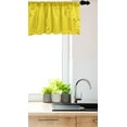 thumbnail image 3 of Ambesonne Aboriginal Window Valance, Yellow Monochrome Motif, 54" X 12", Yellow Mustard, 3 of 3