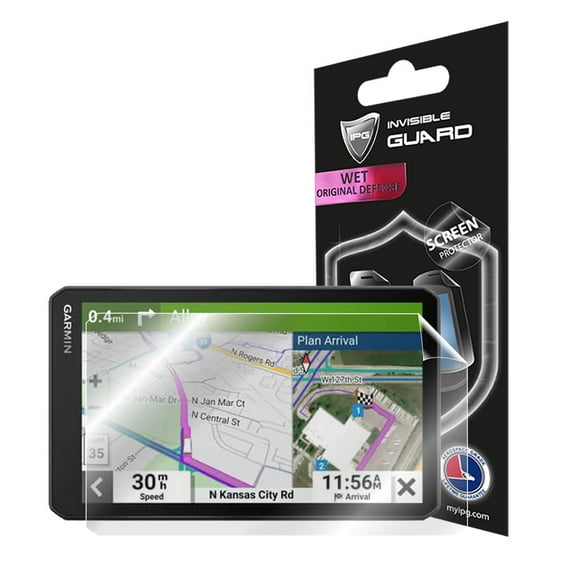 IPG For Garmin Dezl OTR710 7 inch GPS Truck Navigator Screen Protector Invisible Ultra HD Clear Film Anti Scratch Skin Guard - Smooth/Self-Healing/Bubble -Free for OTR710