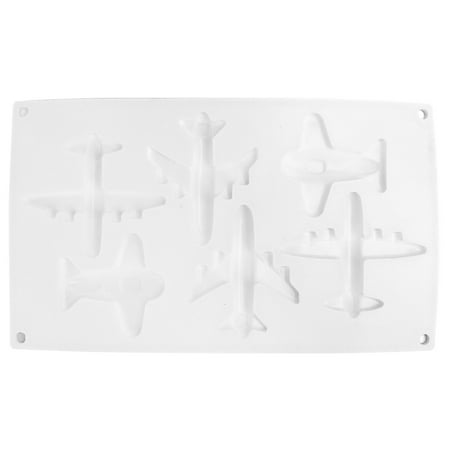 

6 Grid Airplane Shape Mold Silicone Baking Chocolate Cake Decoration Mold for Kitchen Home