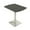 Asian Night w/Silver Base, variant on 45" Small Arc Rectangle Bistro Height Table Square Metal Base Bar Table
