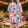 thumbnail image 4 of CCRFTGI Usa Flag Shirts for Child Boys Girls Size 10-12 Patriotic Cute Tops 4th Of July American Flag Stars Striped Tshirt Red White and Blue Summer Shirts Festival Tee Tops Light Blue 9-10 Years, 4 of 6