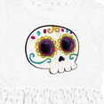 thumbnail image 4 of Inktastic Cute Sugar Skull for Day of the Dead Girls Toddler Dress, 4 of 5