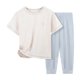 thumbnail image 2 of Odeerbi 2-16 Años Niños Niñas Pijamas de Verano de Algodón de Manga Corta Tops Pantalones Conjunto de Dos Piezas de Pijama Con Estampado Suave, 2 of 5