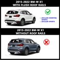 thumbnail image 2 of ROKIOTOEX Coyote Roof Rack Crossbars for 2017-2022 X1 Silver Cross Bars, 2 of 9
