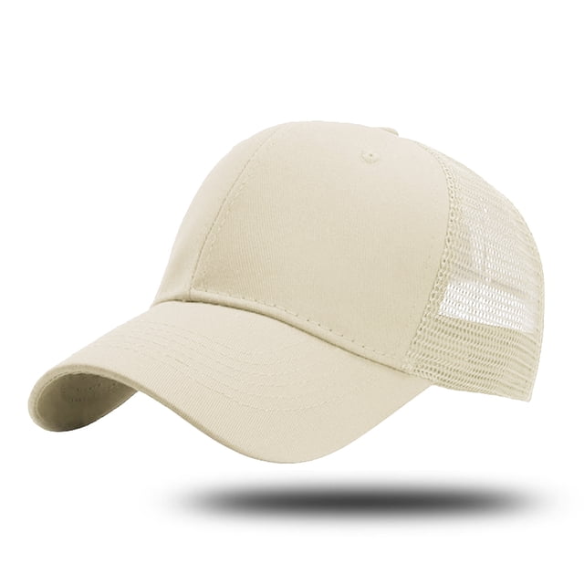 Trucker Hat Baseball Cap Structured Plain Design 6 Panel Adjustable Size Old Fashion Baseball Hidden Leaf Hat Cap for Running Dads Hats Spreadsheets Hat Run Cap Youth Baseball Caps Look I Made A Hat