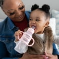 thumbnail image 5 of 8oz Milestones Narrow Sippy Bottle with Silicone Handles & Soft Spout - 2pk - 6m+ - Light Pink & Ecru, 5 of 5
