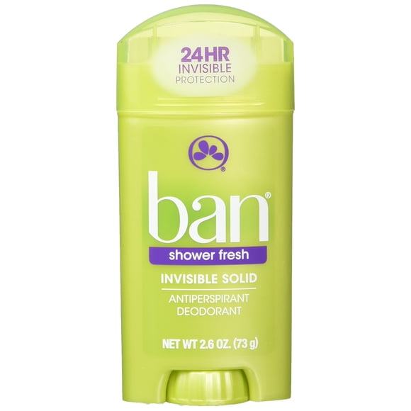 Ban Inv SLD Shower Frsh Tamaño 2.6z Ban Shower Fresh Desodorante Sólido Invisible