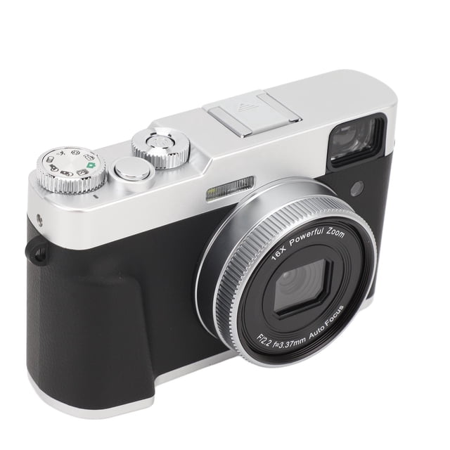 Cámara Digital 4K para Fotografía Enfocque Autico, Cámara Vlogging de 48MP para YouTube Con Pantalla de 2.8 '', Zoom Digital 16x Cámara de Vije Compacta de Video 4K Con