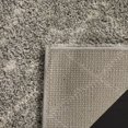 thumbnail image 4 of SAFAVIEH Arizona Quinton Geometric Shag Area Rug, Grey/Ivory, 6'7" x 9'2", 4 of 6