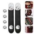 thumbnail image 3 of 1 Set Accordion Bellows Buckle Belt Black Cowhide Steel Universal Design for Musical Instruments Use, 3 of 8