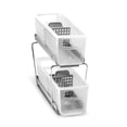 thumbnail image 1 of Multipurpose Organizer with Divided Slide-Out Storage Bins, Compact Under Sink and Cabinet Organizer Rack, 1 of 7