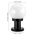 thumbnail image 2 of UPOUART lamp post light Post Light White Hotel Managers Outdoor 1 Set, 2 of 8