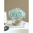 thumbnail image 3 of 1pc Mini Single Stem Austin Full Star Simulation Plant Desk Decoration, Photography Prop, Fresh And Clean Style In Purple, White, Pink, Light Pink, Bl, 3 of 4