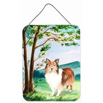 Under the Tree Sheltie Wall or Door Hanging Prints